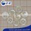 polygon white color trocas shell button