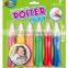 Poster Paint (Paint Tube with Brush) ARTOYS A0408, Non-toxic 6ct Washable