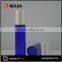 Wholesale empty cosmetic 10ml cobalt blue glass roll on bottle