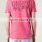 Mens Pink V-Neck Tshirt Wholesale