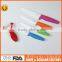 4pcs multi-color cutting ceramic kitchen knife set
