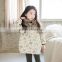 2015 Girl Autumn Sweater Korean Girl Broken Flower Sweater Kids Pure Cotton Coat