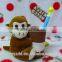 Custom Plush brush pot/animals Cartoon brush pot