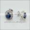 2013 Hot Item 925 Stering Silver Created Blue Sapphire Set Gemstone Jewelry