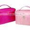 Satin cosmetic case square folding hand cosmetic bag