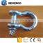US Type Screw Pin 10mm Load Rated 1,000kg Chain Bow Omega Shackle G209