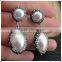 LFD-09E Wholesale Druzy 925 Silver Pave Rhinestone Pearl Stud Earring / Drop Earrings Charms Jewelry Making