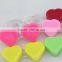 Heart shape contact lens dual case/container