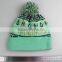 high quality jacquard beanies custom