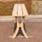 oudoor wooden curved patio furniture