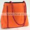 Waterproof neoprene with breath hole shopping bag , hand bag , beach bag