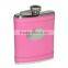 Wine goblet stainless steel leather hip flask gifts wedding