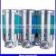 NJ-CD-3016C Chrome Triple Wall Mounted Liquid Soap Dispenser