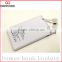 AK-05 New arrival style 1800 mah card power bank christmas gifts power bank built-in micro cable mobile power