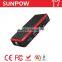 sunpow 12v 12000mah double usb lithium ion battery multi-function car emergency car portable battery jump starter