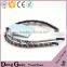 2016 new design custom print fold over elastic hair band sports sweat headband handmade flower children's