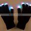 New Design Party favor Cotton led Flashing glove Glow in the dark gloves