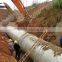 Underground fiberglass reinforced plastic pipe