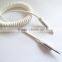 high quality factory low price spiral metal shell DC3.5 cable