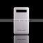 High efficiency portable cell phone power bank 4000mah with 4 led light
