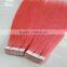 100% Indian Remy Human Hair Extensions PU Tape in Fashion hair piece 40pcs/100g
