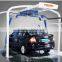 Touchless car wash machine with shampoo and wax systems