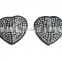 Heart Shape Crystal Men Nipple Covers For Sexy Lingerie HOT