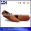 Round Toe Brown Color Genuine Leather Driving Loafer Moccasin Men Shoes