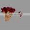65mm colorful party frilled cocktail toothpicks