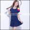 2015hot sale cheap price women custom women badminton wear and tennis wear