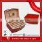 Glossy finish red color wooden cigar cabinet for gift