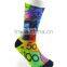 high quality sports combed cotton digital socks