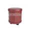 Customized modern foldable storage ottoman with wheel