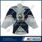 Custom design logo sublimate ice hockey jersey with ployester