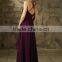 2015 Latset Design Formal Long Sexy Ruched Spaghetti Straps Bridesmaid Dress For Adult HA-098