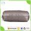 Promotional Double Zipper Dark Brown Makeup Pouch Mini PU Cosmetic Bag