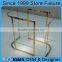 Custom metal flooring display rack clothes flooring display stand design