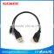Micro USB Host OTG Cable with USB power Male Female