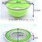 Folding Fruit silicone Basket with Handle
