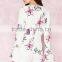 Floral Self-Tie Romper For 2016 Women Playsuit and jumpsuit