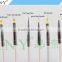 ANY 6Pcs Set Pearl White Wood Handle Micropaint Nail Art Nail Brush Asian Nail Supply