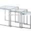 Modern tempering glass nest tables furniture from China supplier