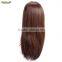 Brown Color Synthetic Hair Wigs Women's High Temperature Fiber Medium Lace Front Wig