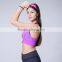 2015 SEXY woman yoga gym wear removeable padding bra top yoga gym bra