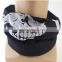 Custom Printed Halloween Black Skull Face Tube Mask Bandana                        
                                                Quality Choice