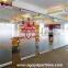 Single layer balcony waterproof frameless stackable glass partition wall