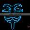 EL WIRE V for Vendetta Mask Party Mask / V for Vendetta mask
