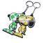 cute silicone italy keychain