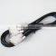 1.8M High quality Black DVI 18+1 Single link male to male cable with 2 Ferrit