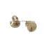 New Design 4.0mm Matte Gold Brass Cap Jewelry Findings